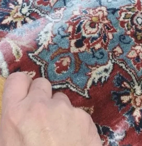 Après rinçage : les couleurs reviennent